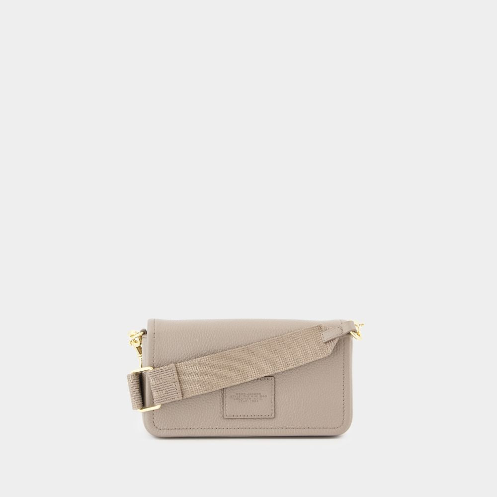 The Mini Crossbody - Leather - Grey