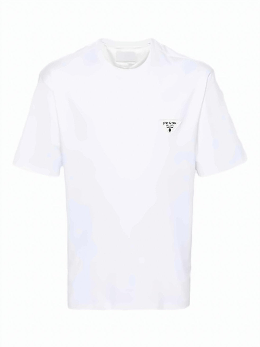 Minimalist White Cotton T-Shirt With Subtle Logo Detail