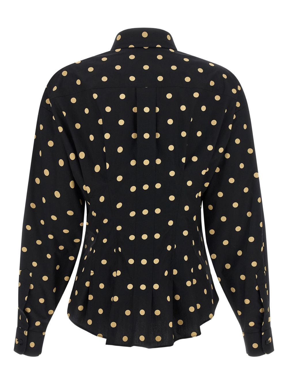 Long-Sleeved Top with Collared Neckline