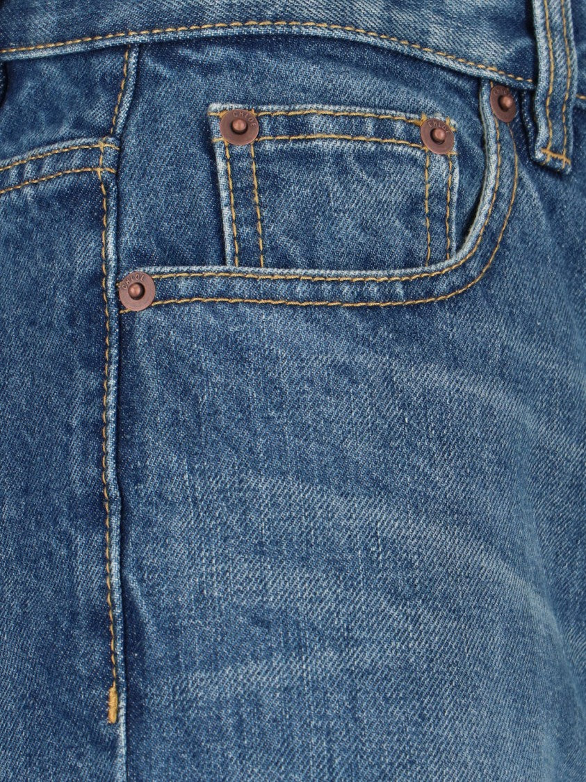 Straight-Leg Denim Jeans With Timeless Five-Pocket Design