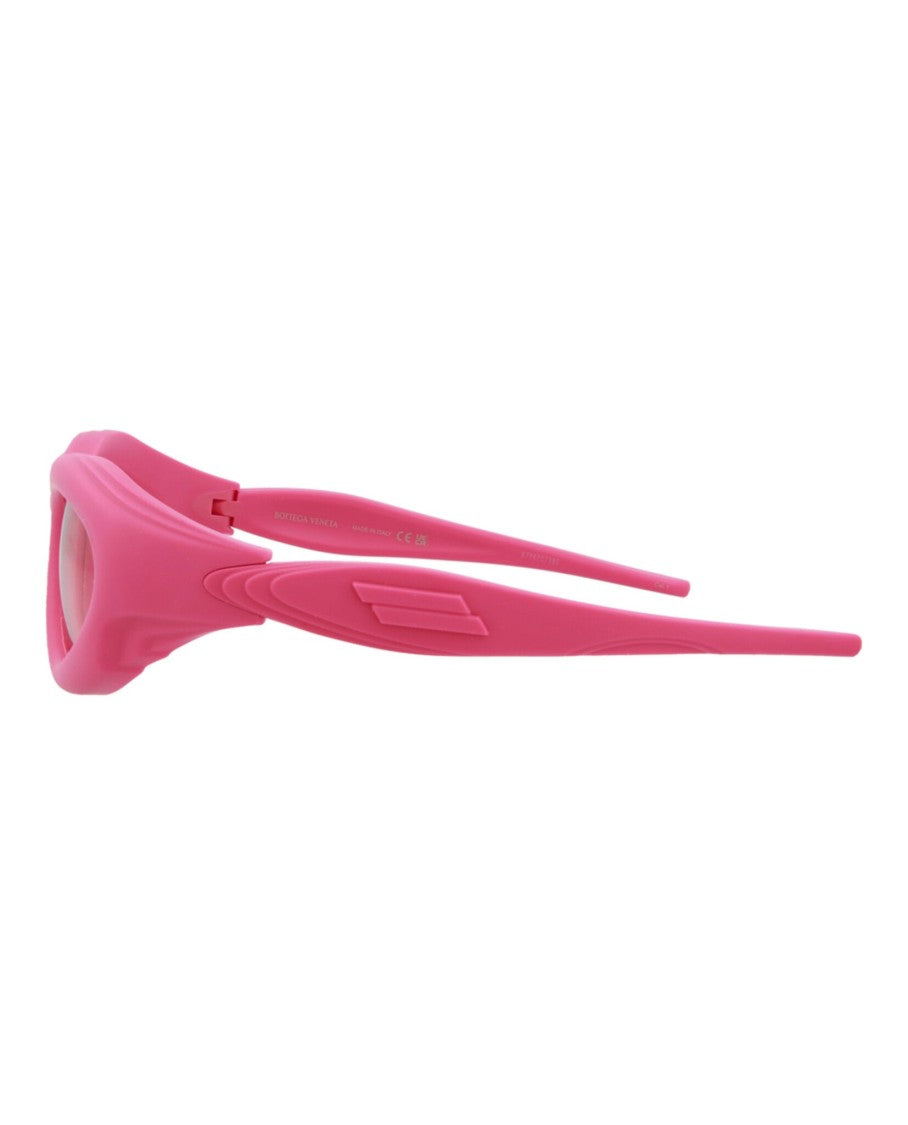 Oval-Frame Injection Sunglasses
