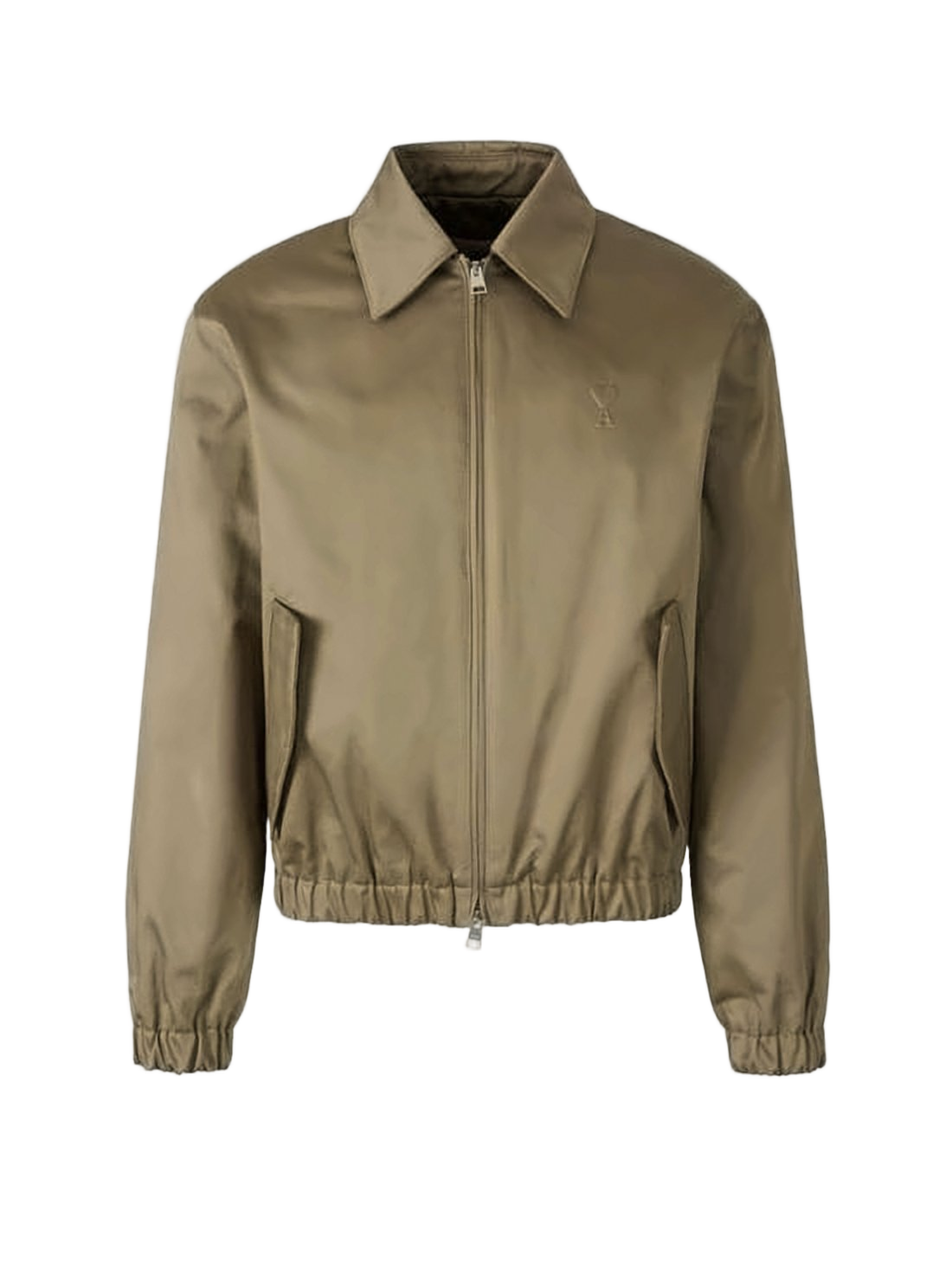 Cropped Matte Finish Bomber Jacket