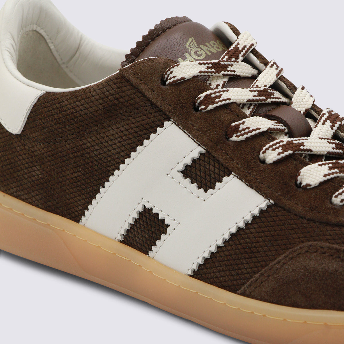 Brown Leather Sneakers