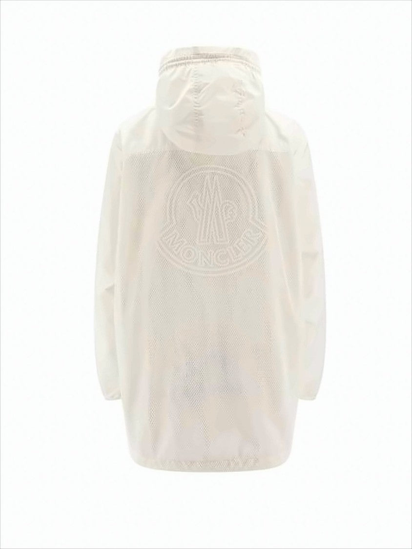 Lightweight Hooded Jacket with Embossed Logo