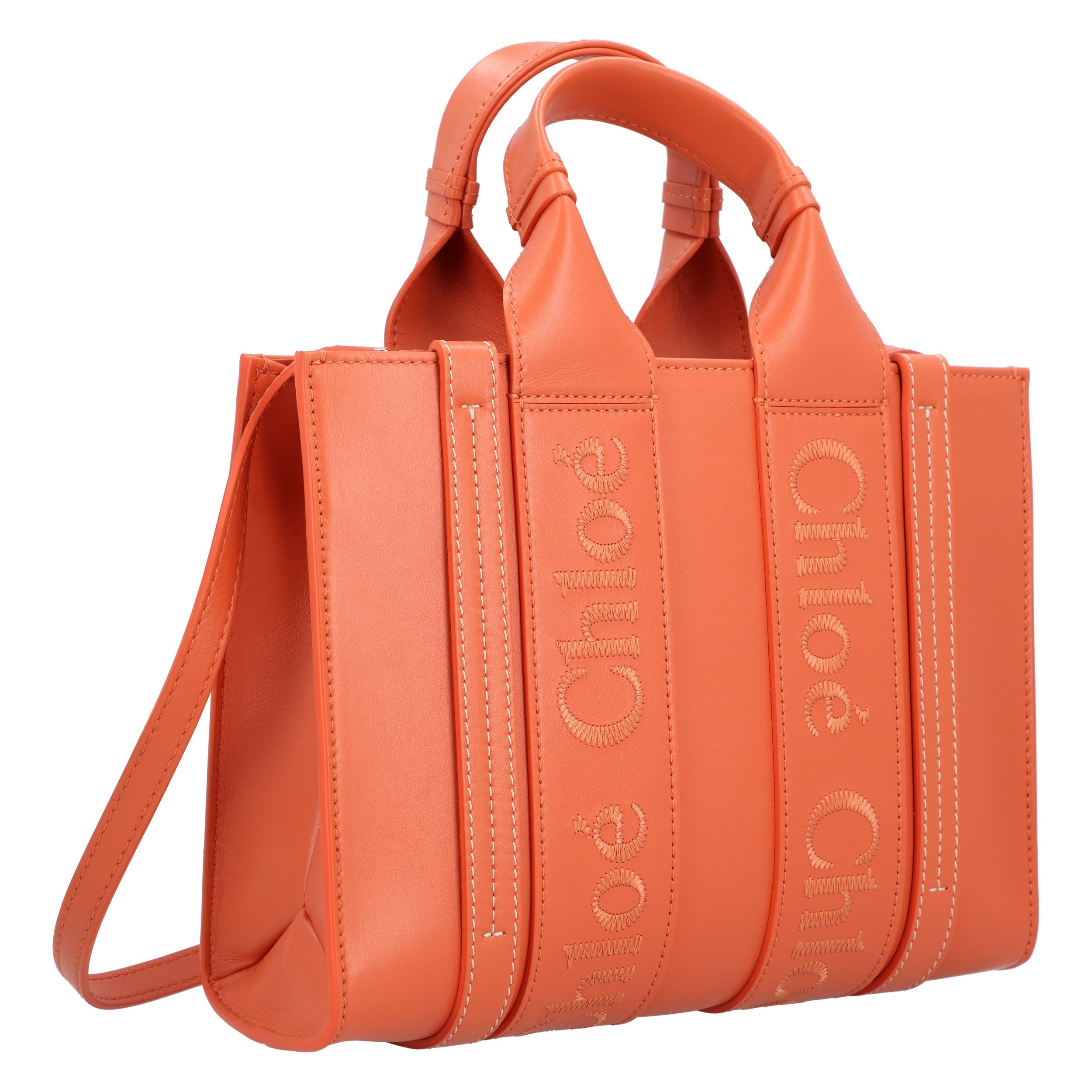 Small Woody Tote Bag Orange