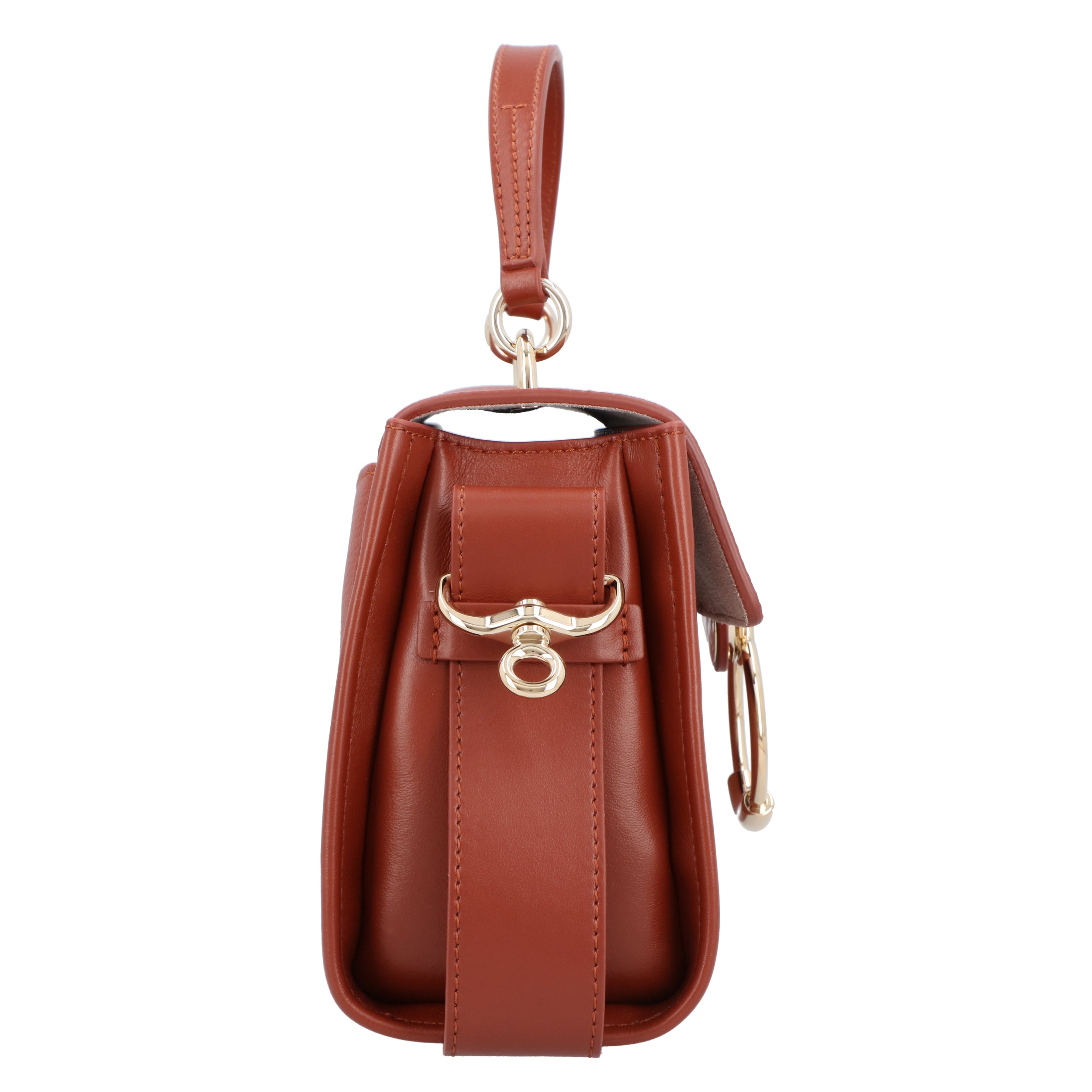 Mini Tess Day Bag In Grained & Soft Leather