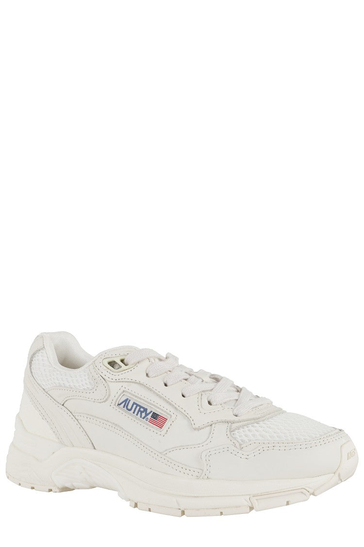 Hyperway Sneakers With Leather-Mesh Upper
