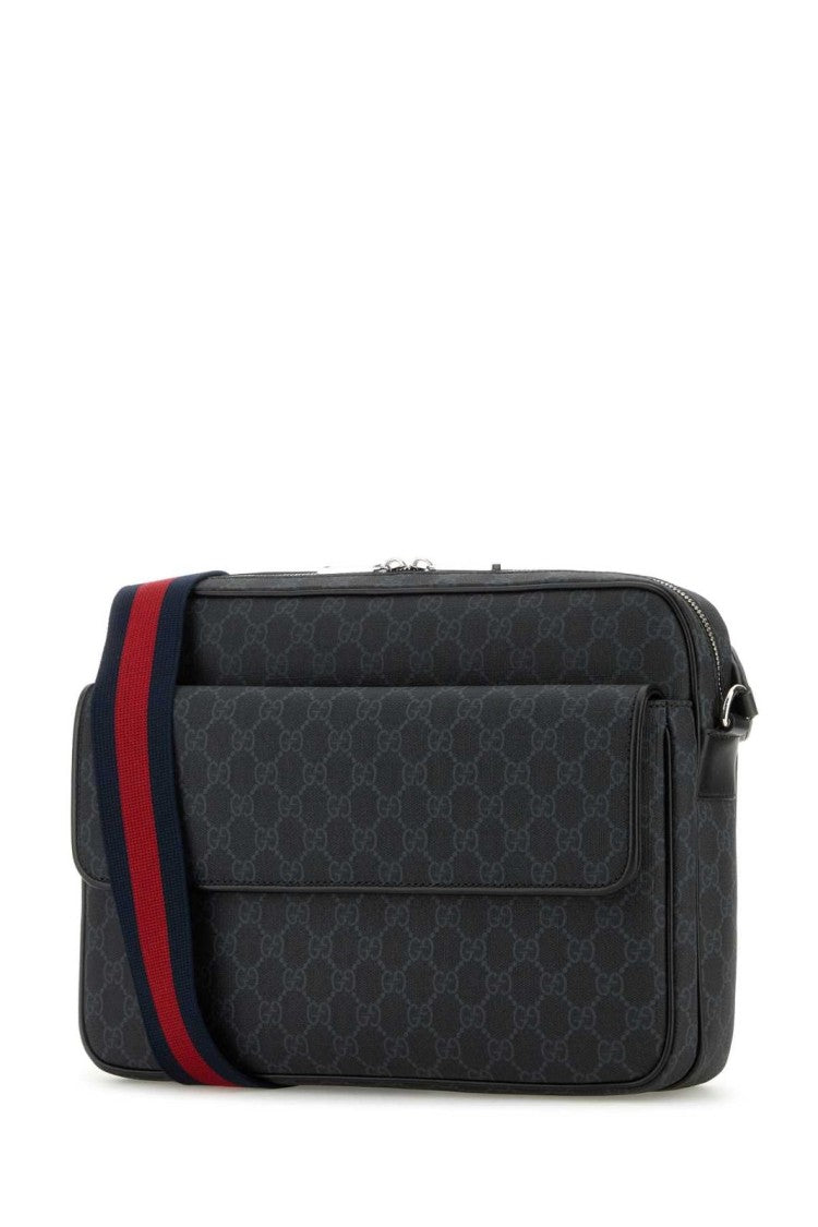 Rectangular Canvas Crossbody Bag