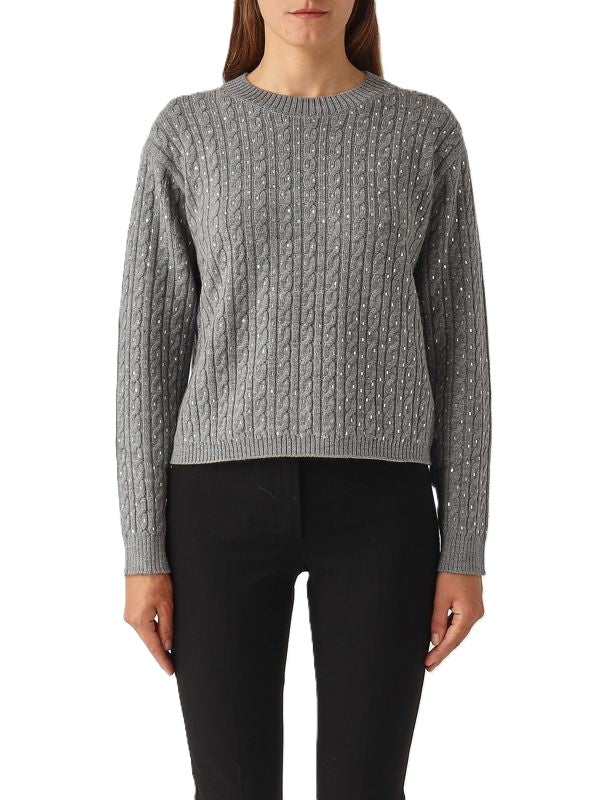 Ussuri Cable Knit Sweater In Virgin Wool