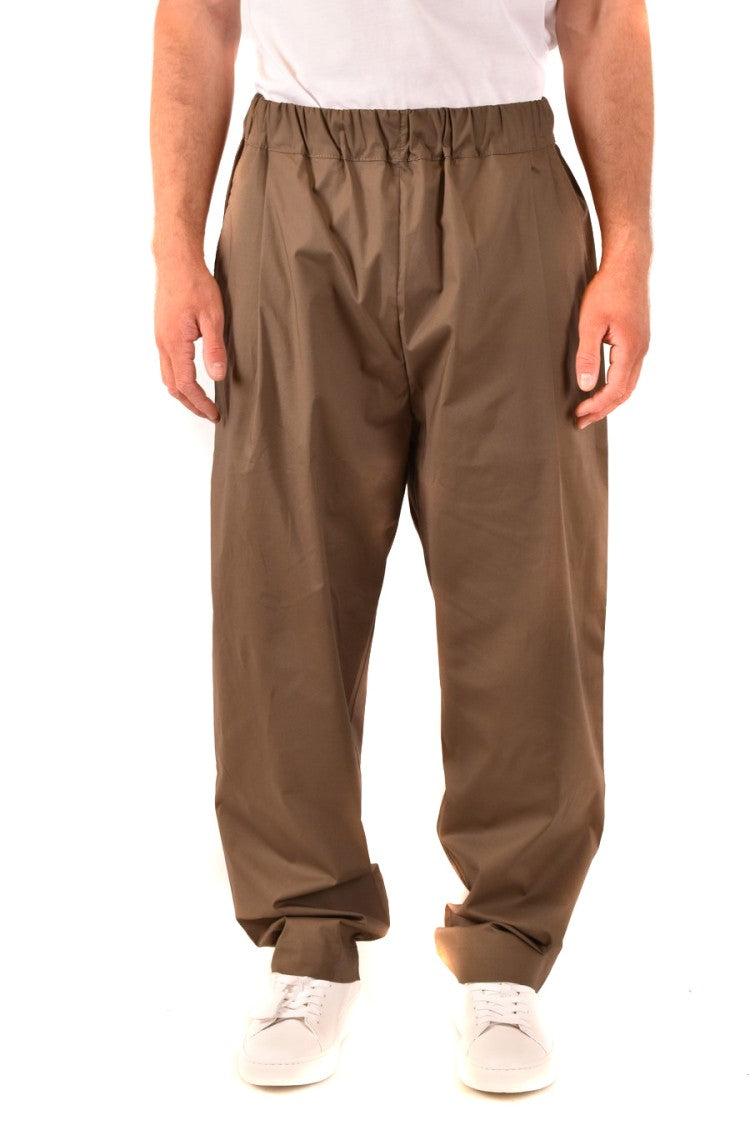 Loose-Fitting Trousers With Elastic Waistband