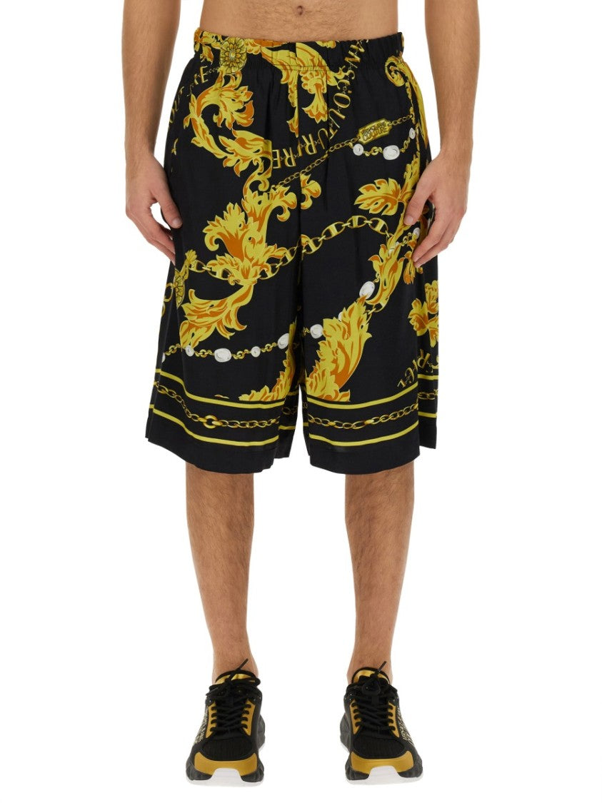 Chain Couture Bermuda Shorts