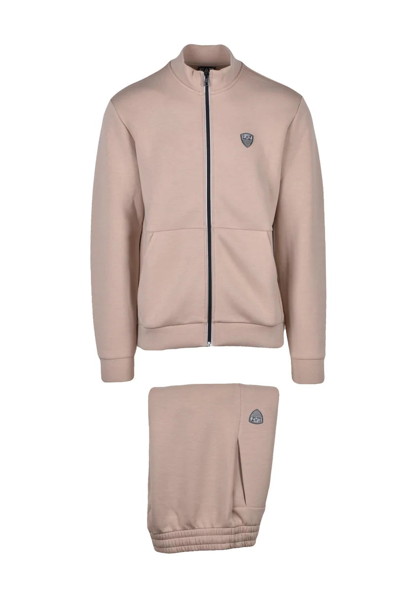 Stretch Jumpsuit Set - Beige