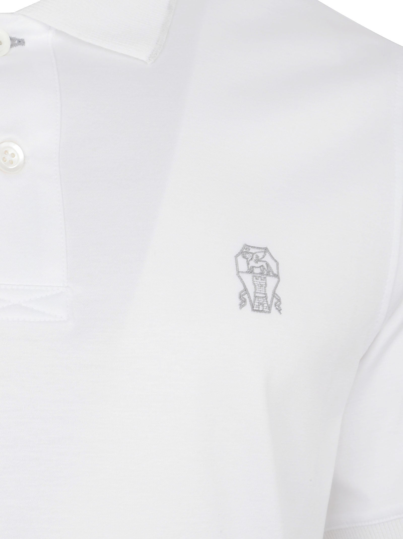Short-Sleeve Polo Shirt With Embroidered Logo