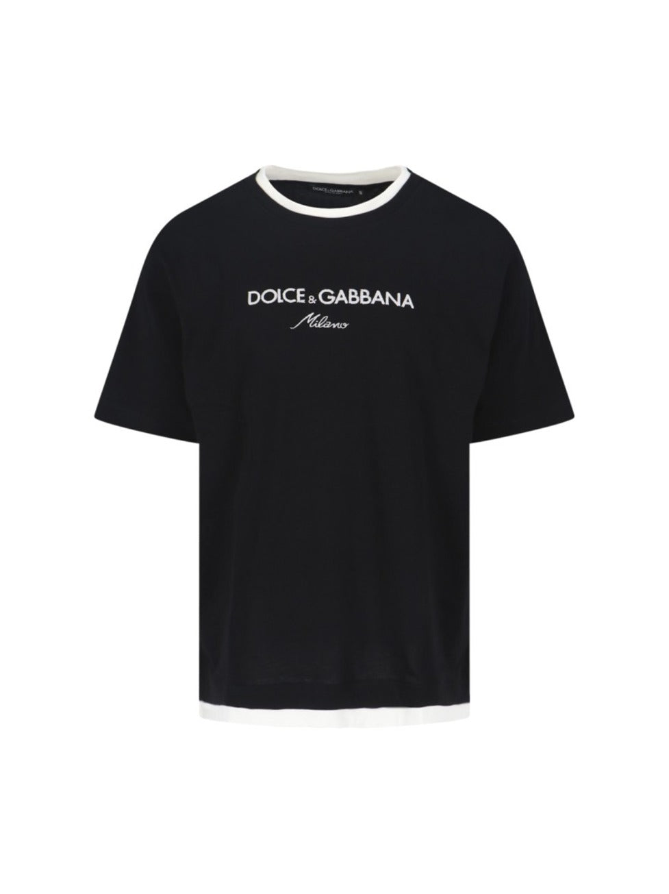 Layered T-Shirt – Black/White