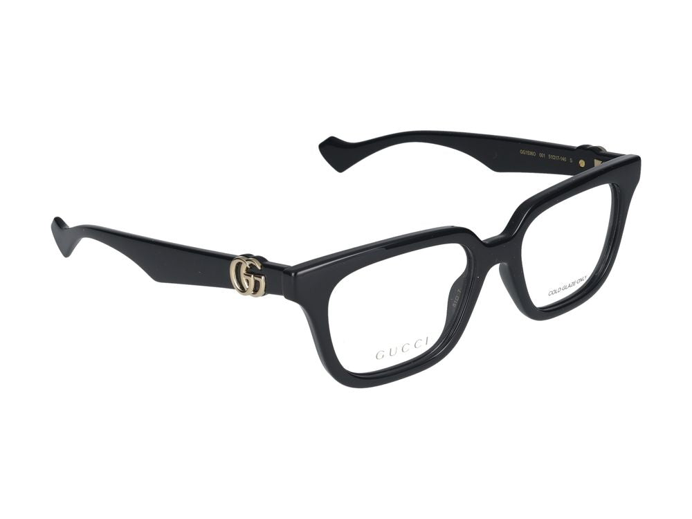 Eyeglasses GG1536O 001 black black transparent 51/17/140