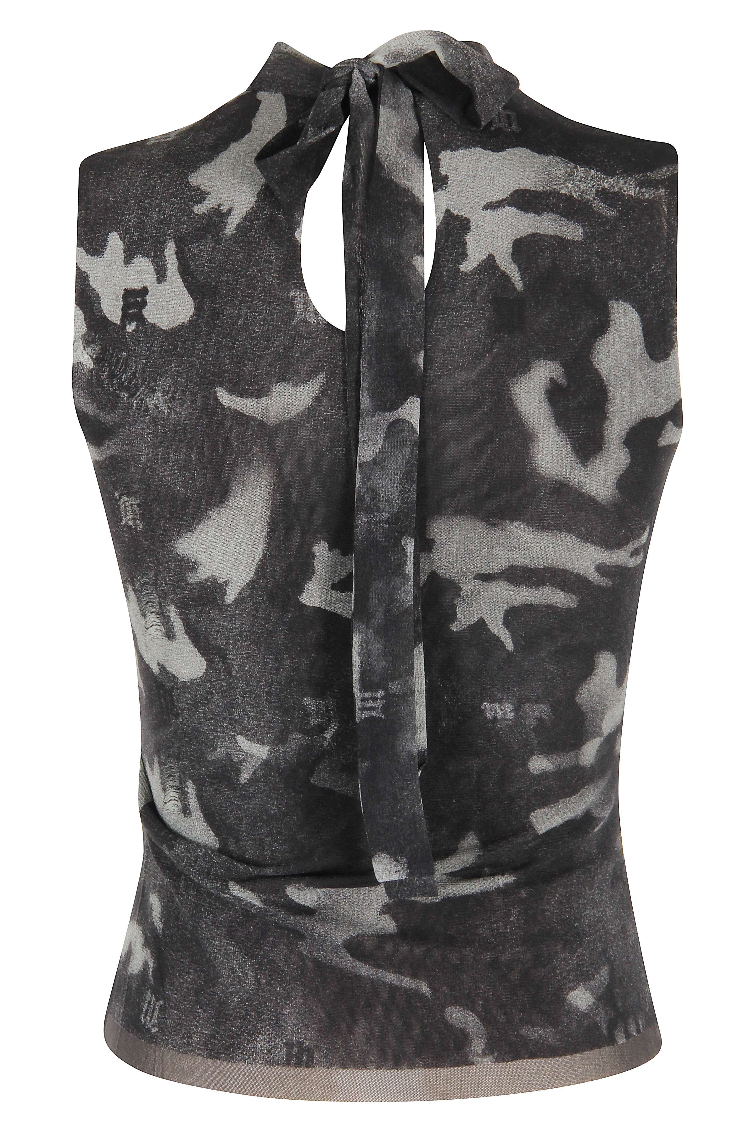 Camo Mesh Tank Top