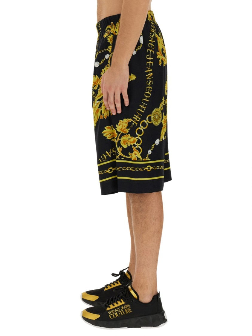 Chain Couture Bermuda Shorts