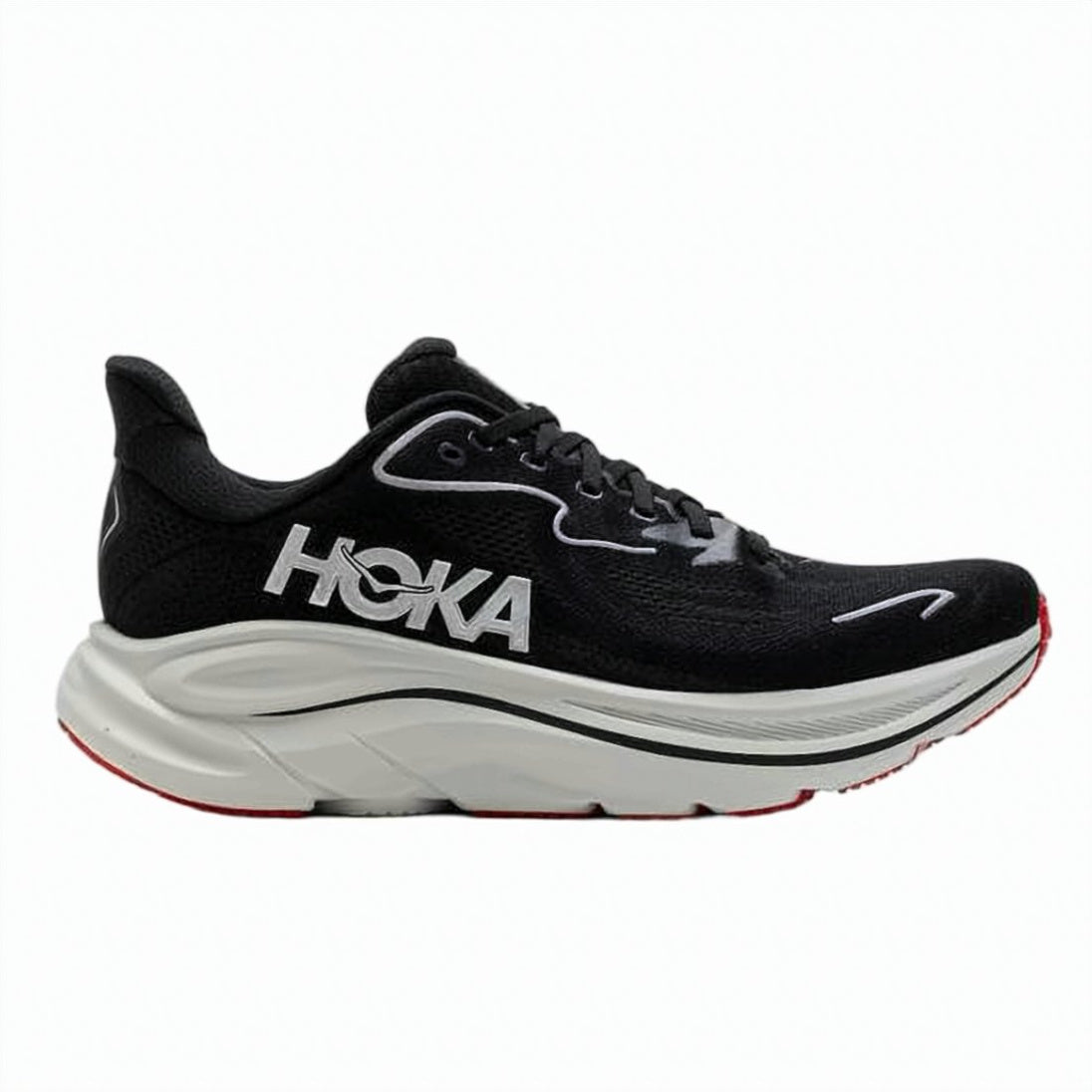 Streamlined Black Mesh Sneakers