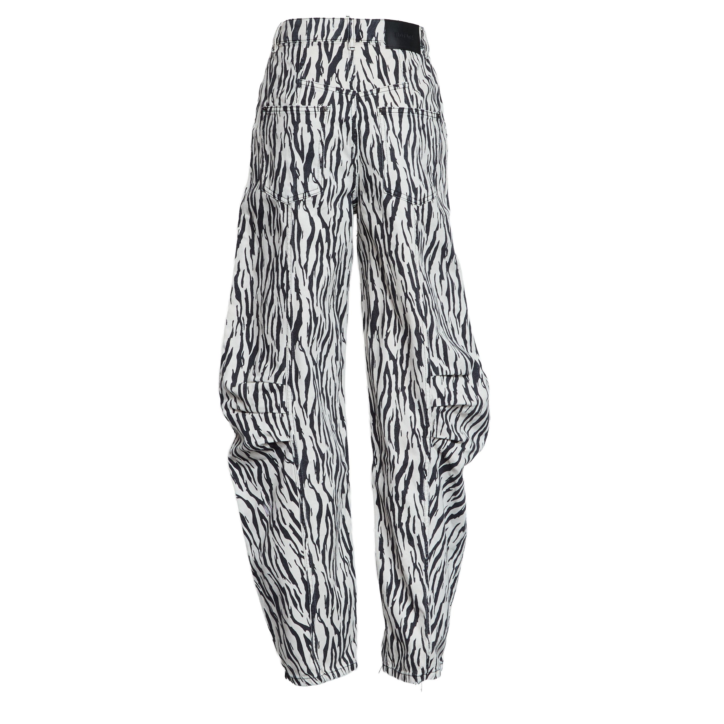 Cassandria Printed Twill Cargo Pants