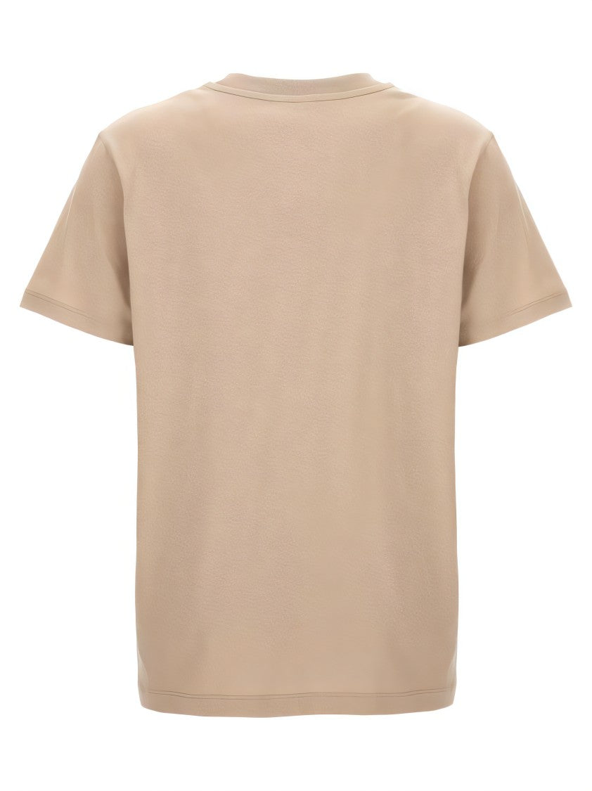 Classic Crew Neck T-Shirt With Raised Branding