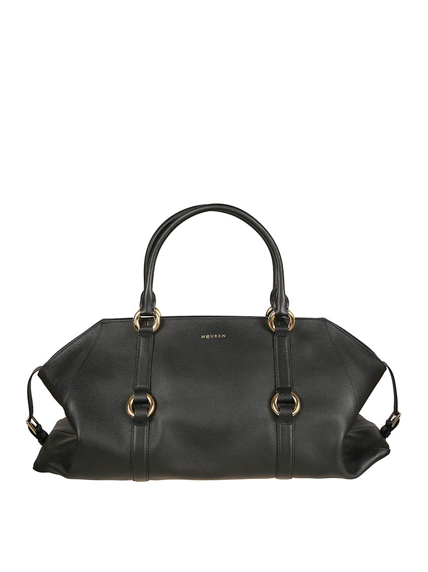 Farringdon Maxi Bag In Soft Black Calfskin