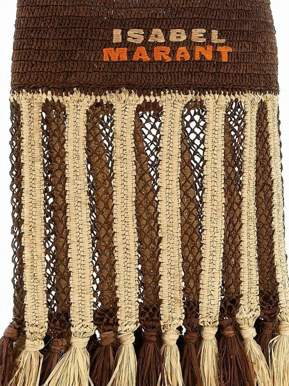 Raffia Woven Shoulder Bag with Tassel Accents