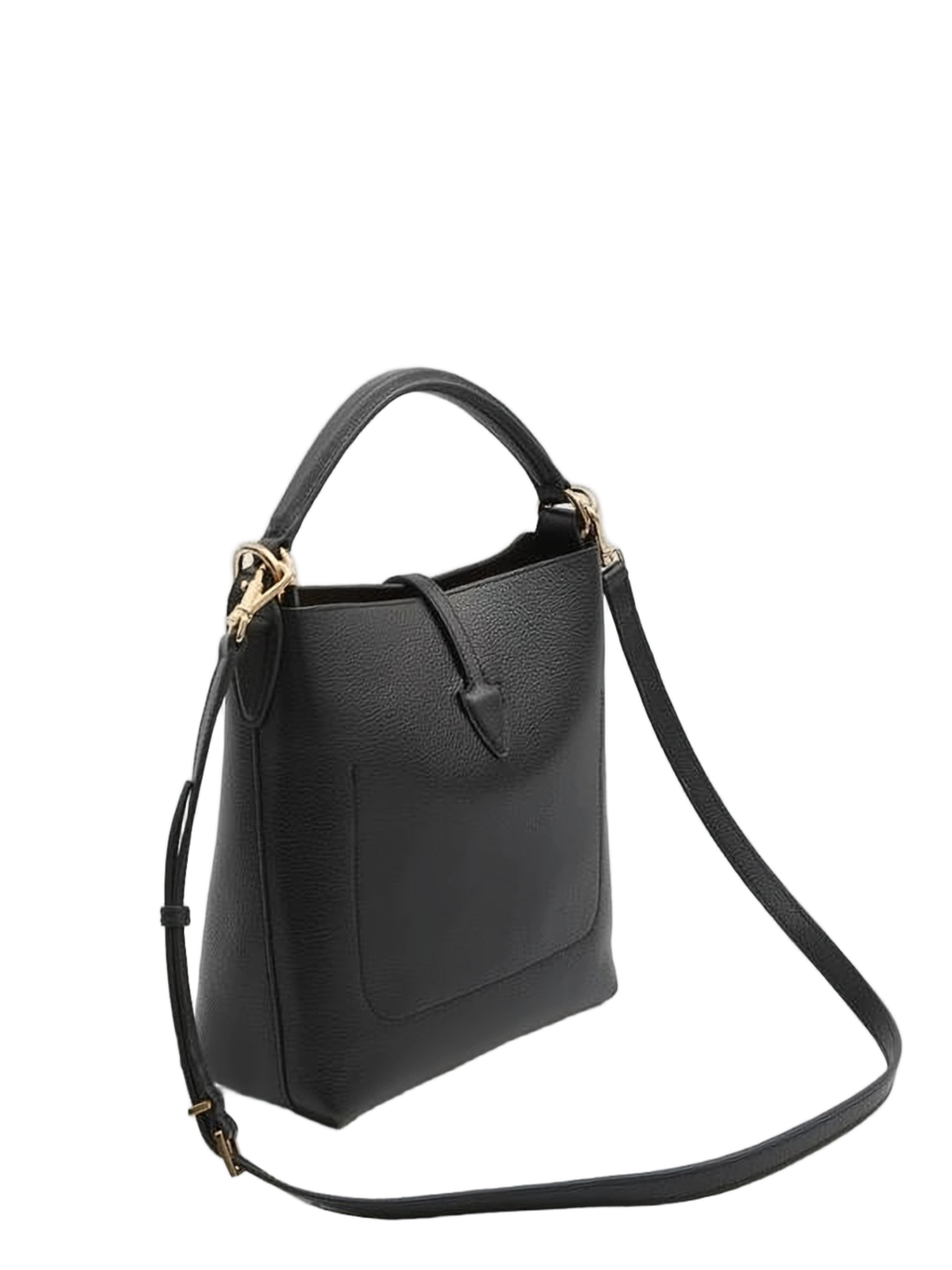 Textured Calf Leather Crossbody Bag