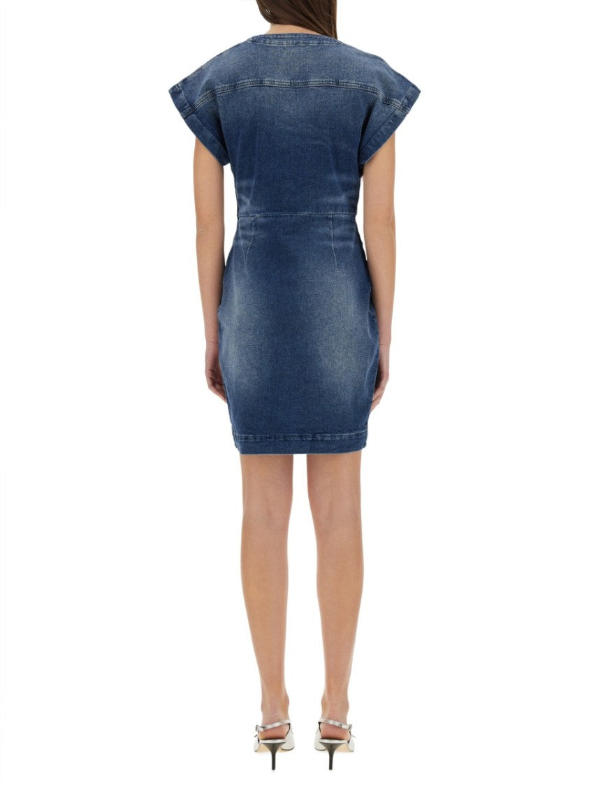 Slim Fit Denim Dress