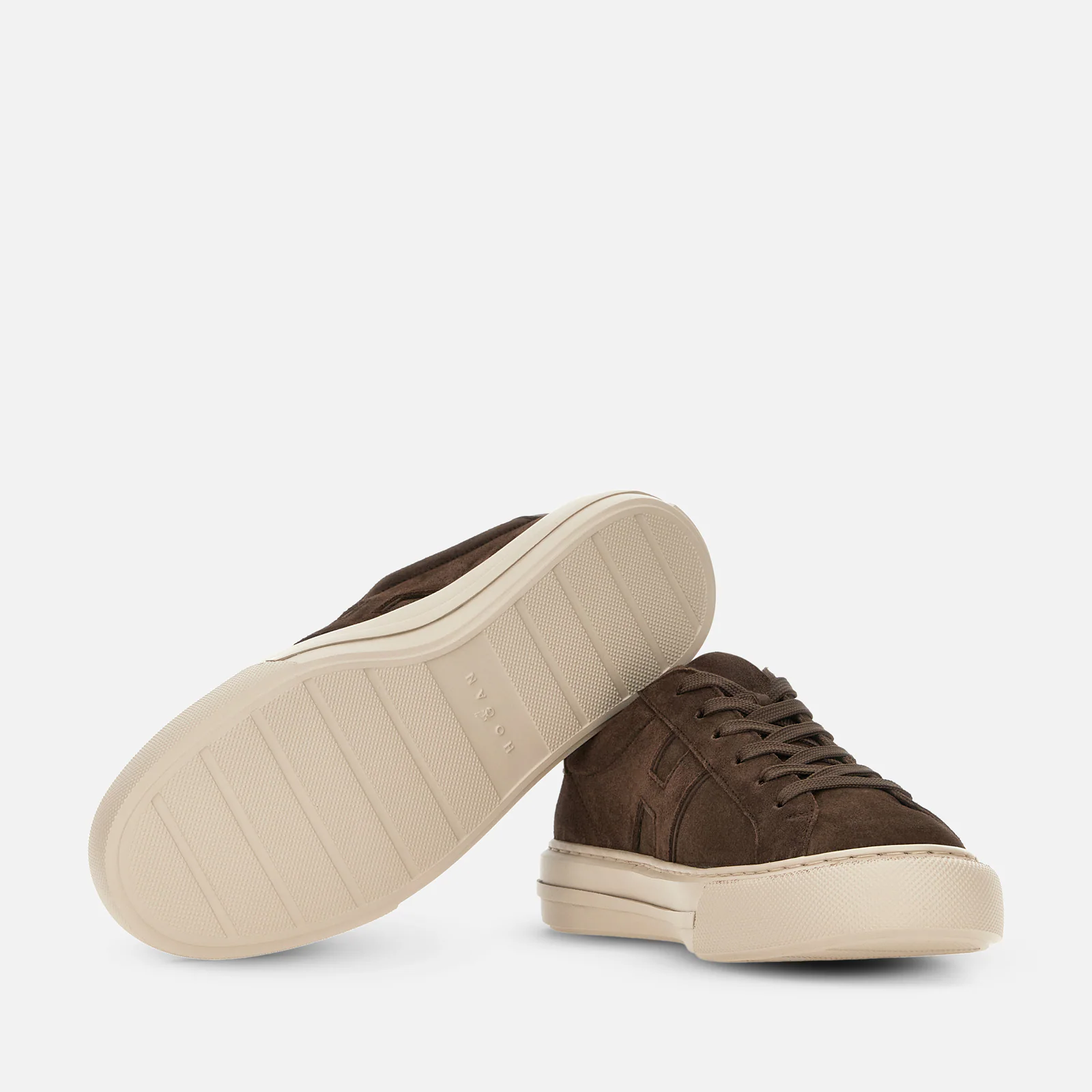 Low-Top Sneakers In Coconut Choco Late Brown