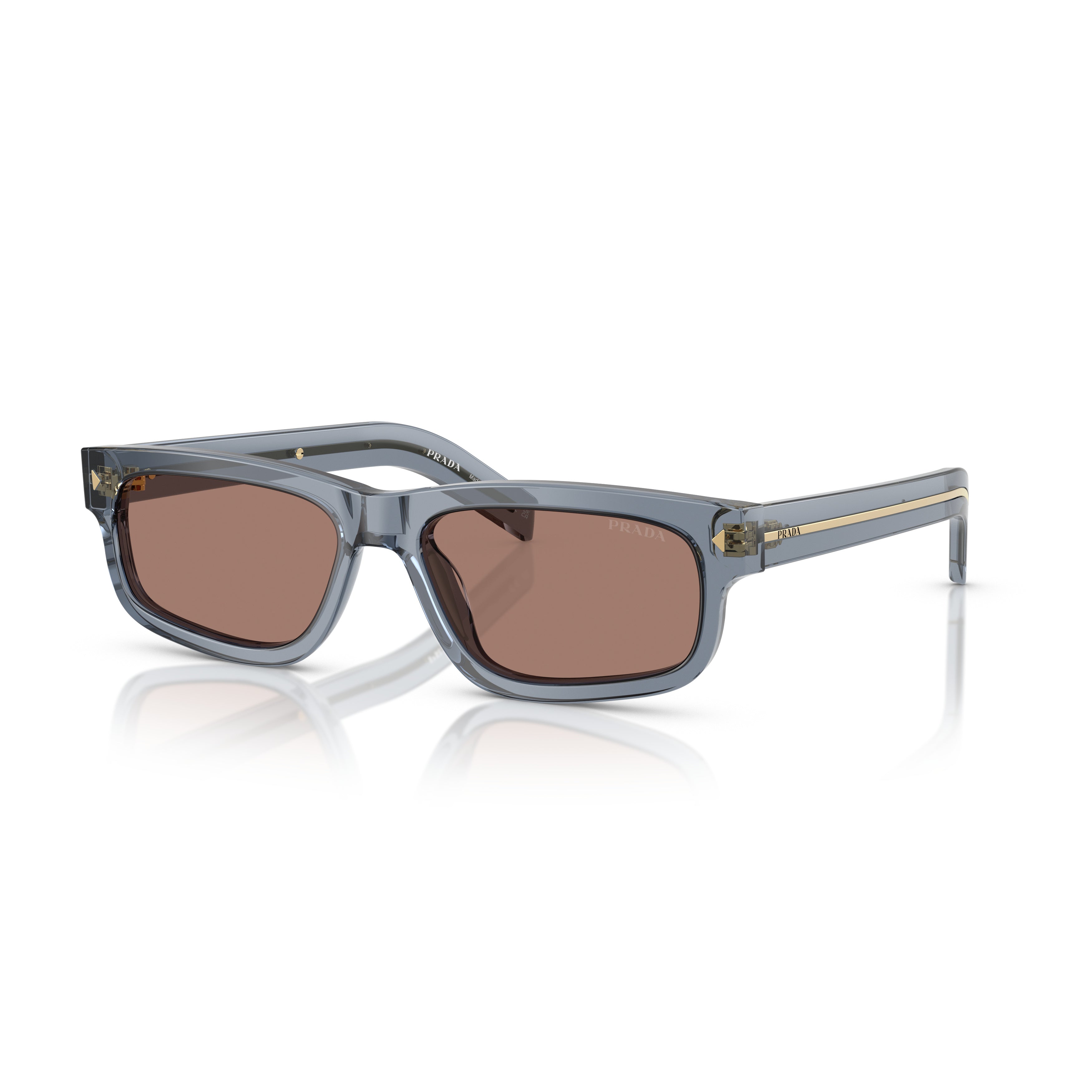 0pr B11s Rectangular Translucent Acetate Sunglasses