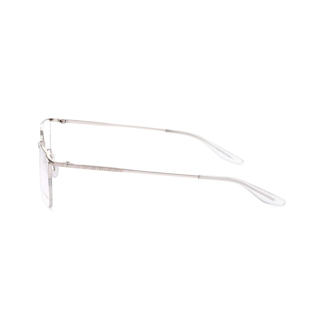 Bp5021 491yc Silver Cat-Eye Eyeglasses with Polished Metal Frame