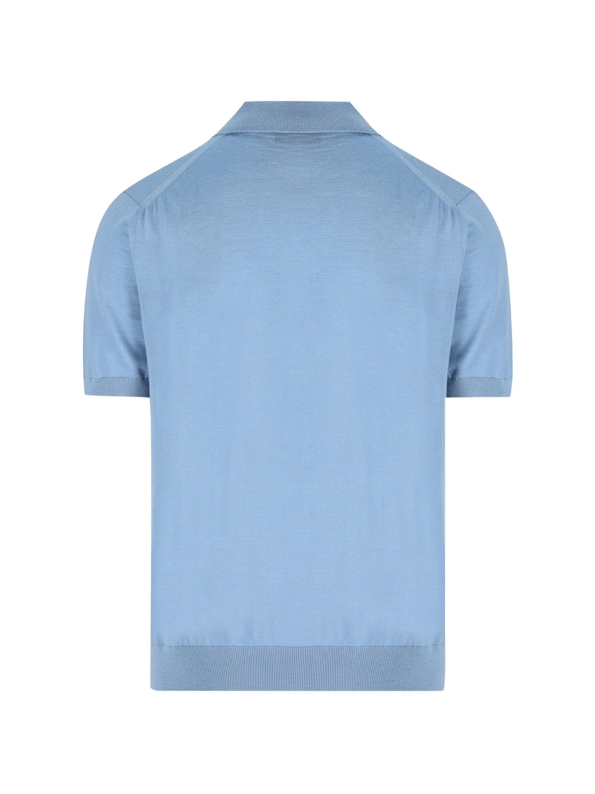 Short-Sleeved Fabric Polo Shirt