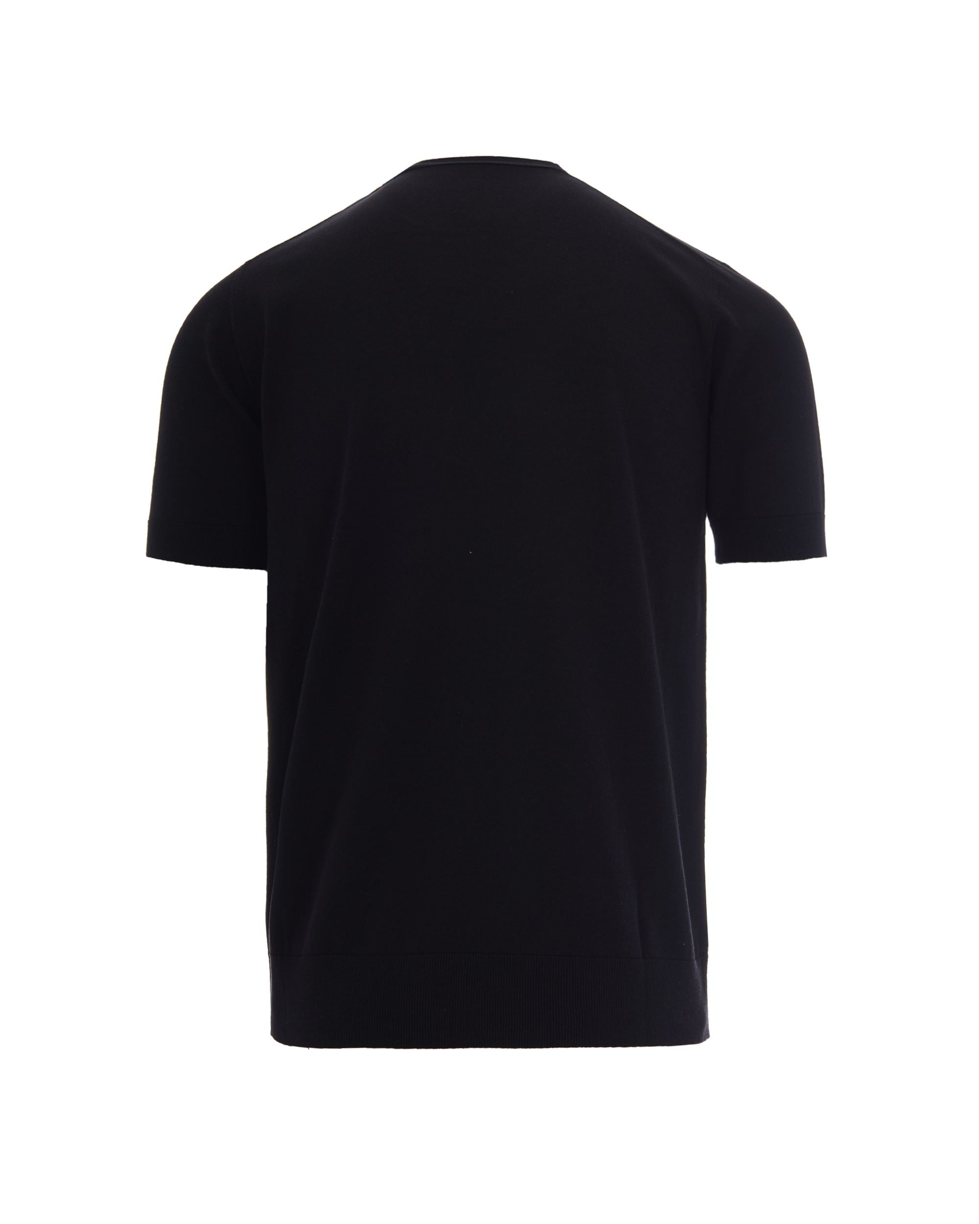 Black Knit T-Shirt