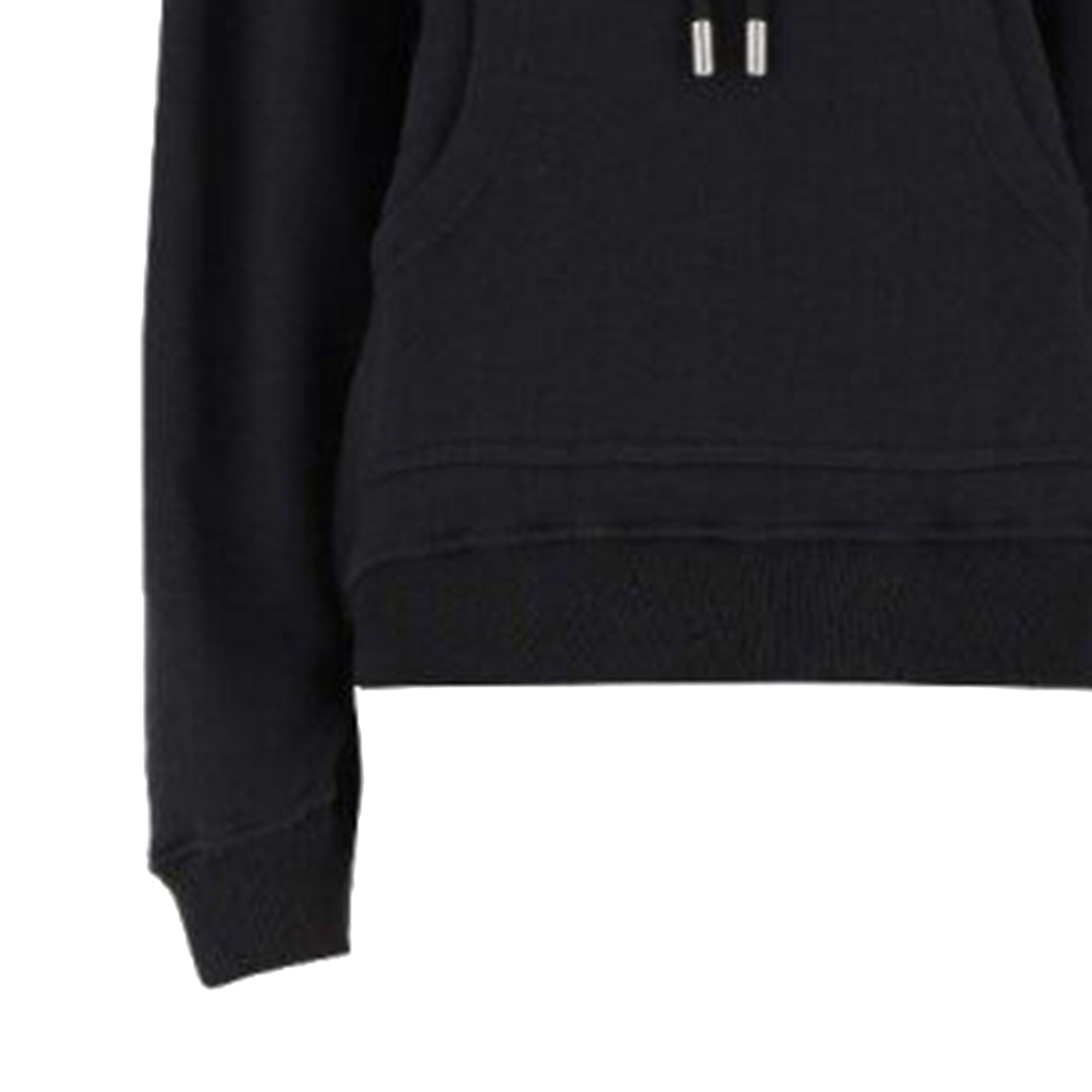 Black Cotton Sweatshirt