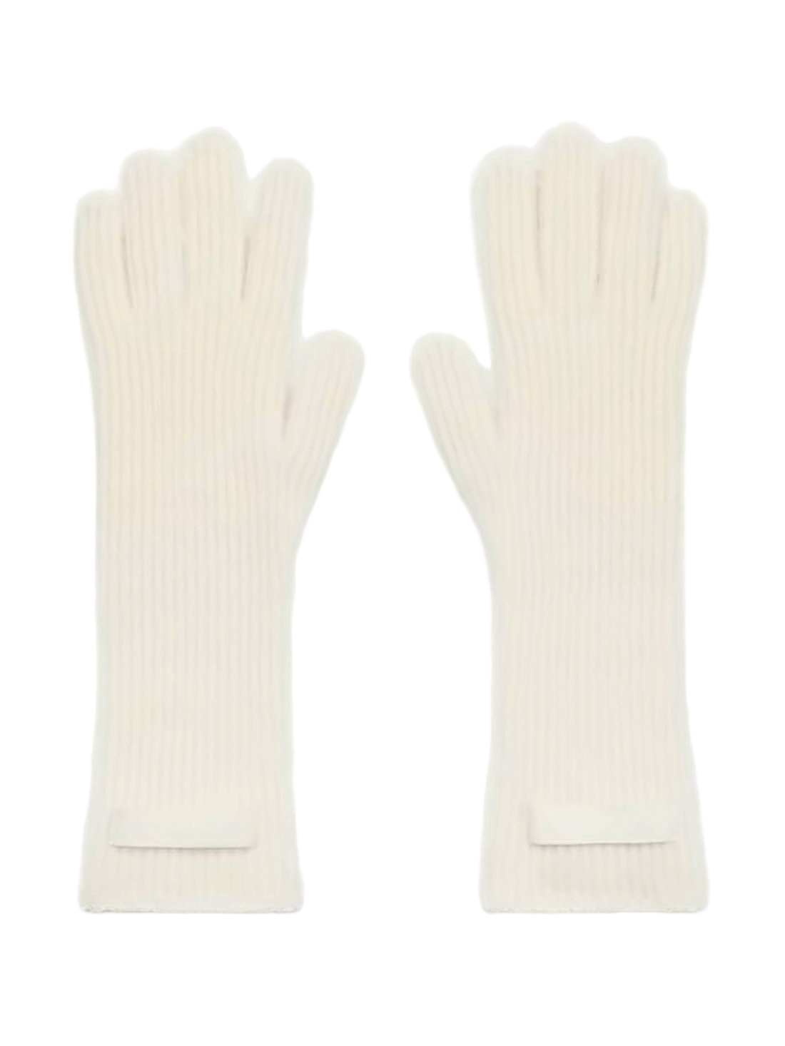 Ribbed Knit Gloves with Soft Texture