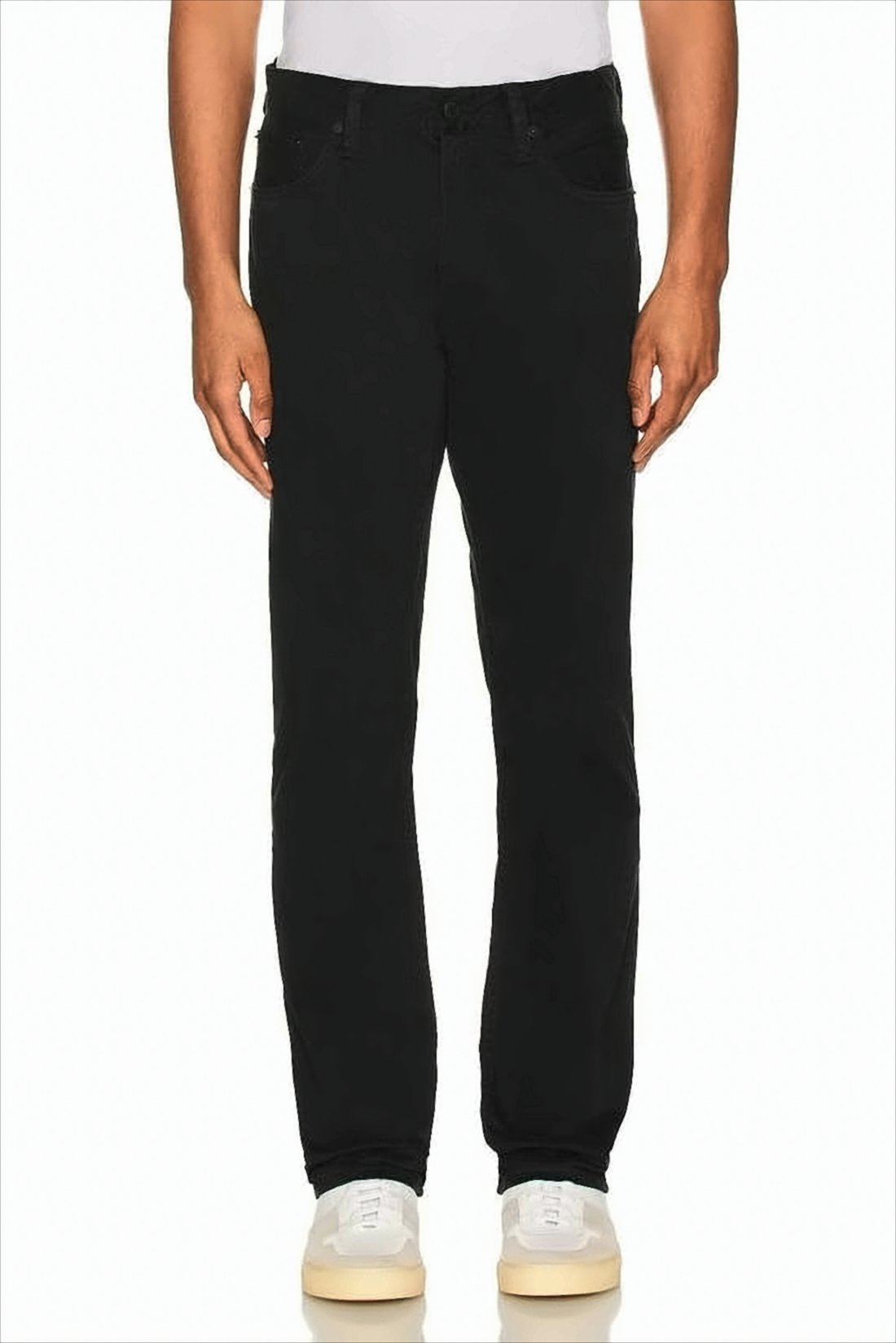 Straight Fit Black Pants