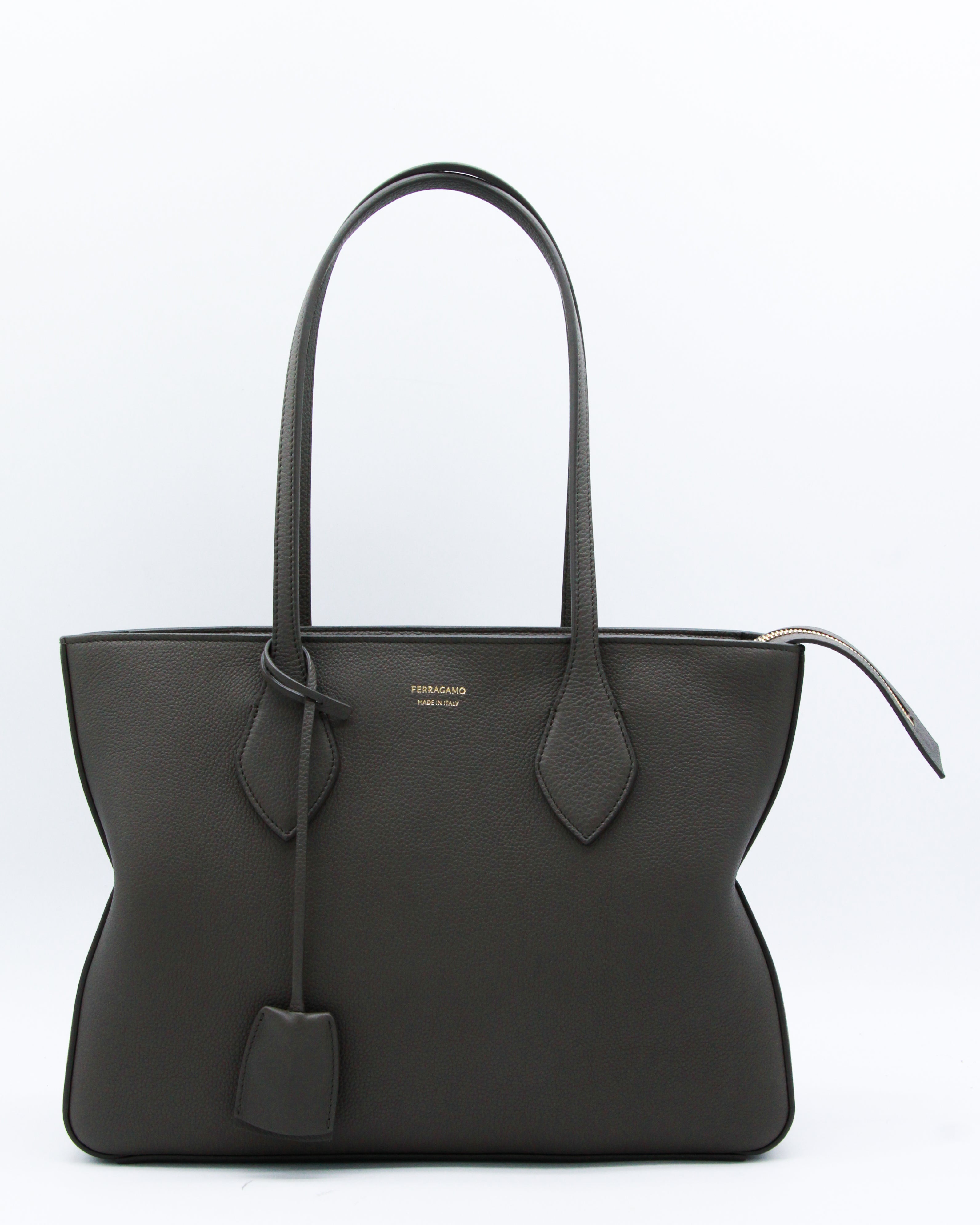Black Leather Star Tote