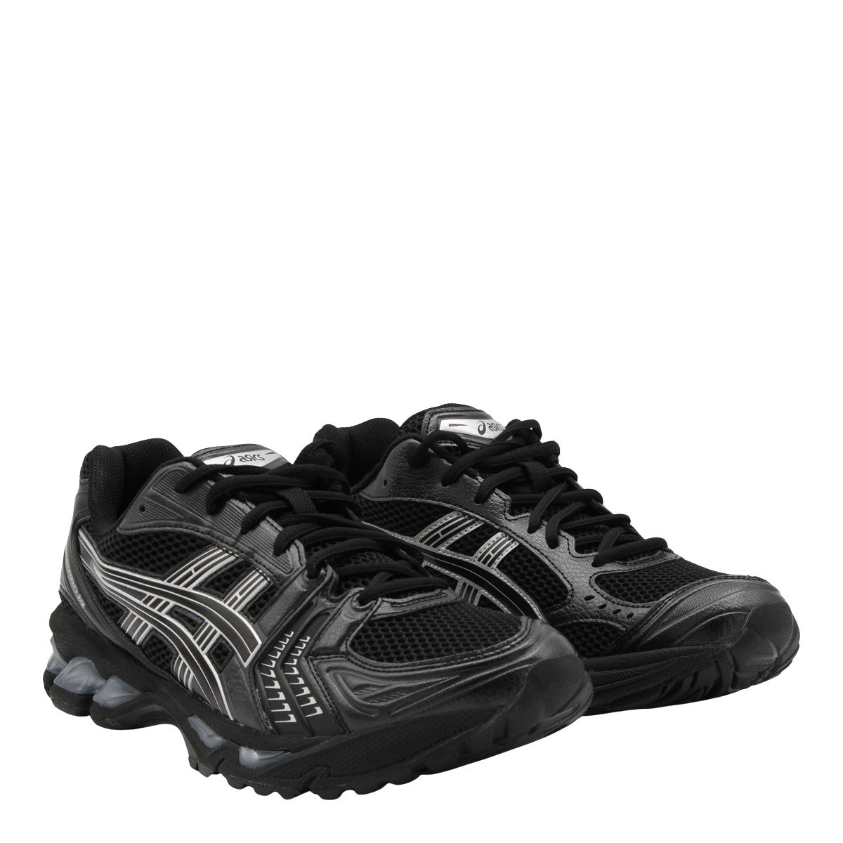 Black Mesh Sneakers with Gel Cushioning