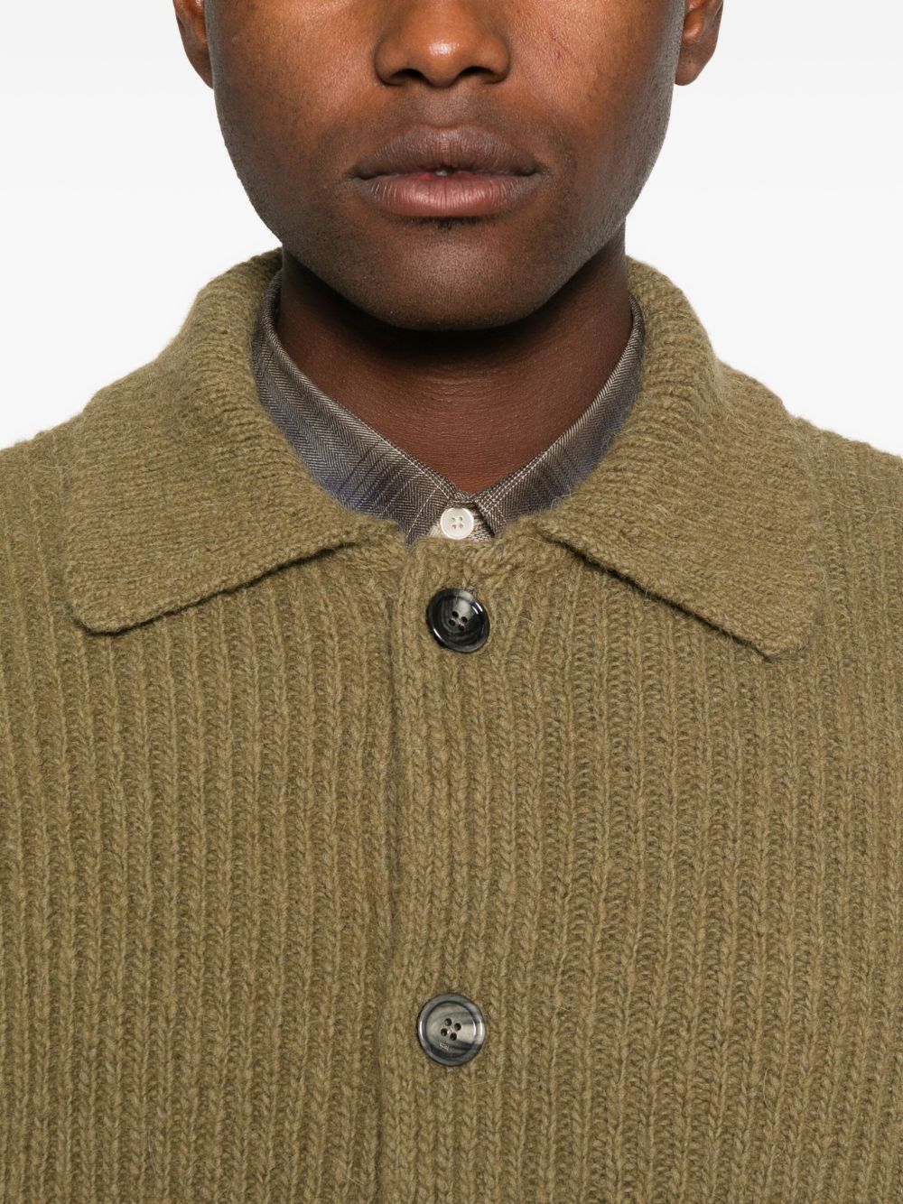 Ribbed Knit Cardigan