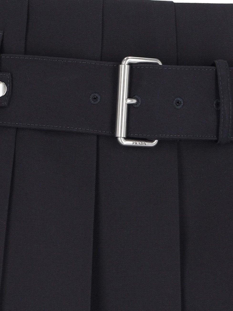 Logo Midi Skirt – Navy