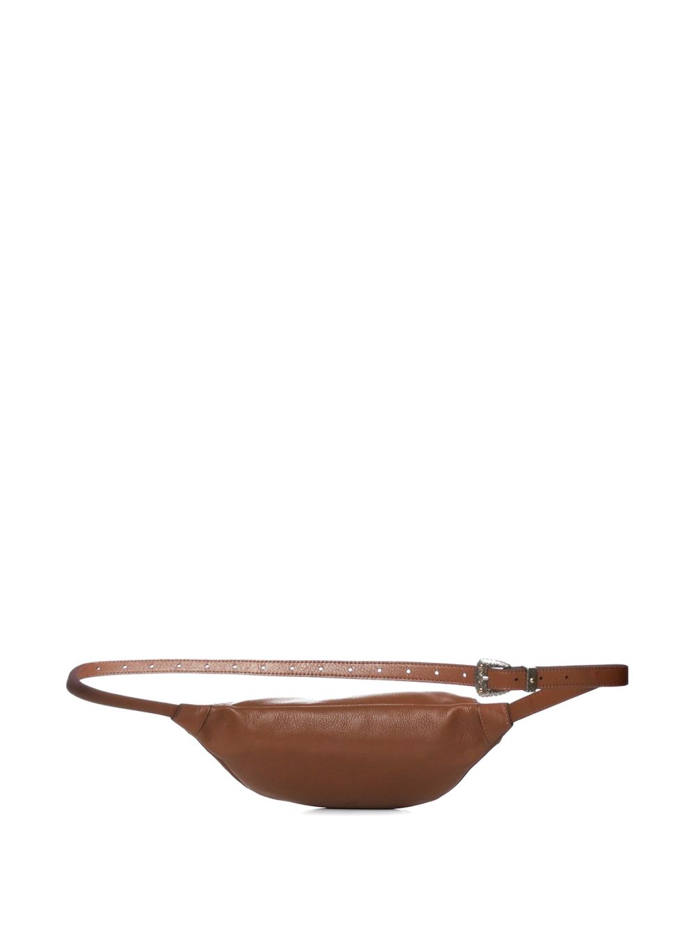 Compact Smooth Leather Belt Bag