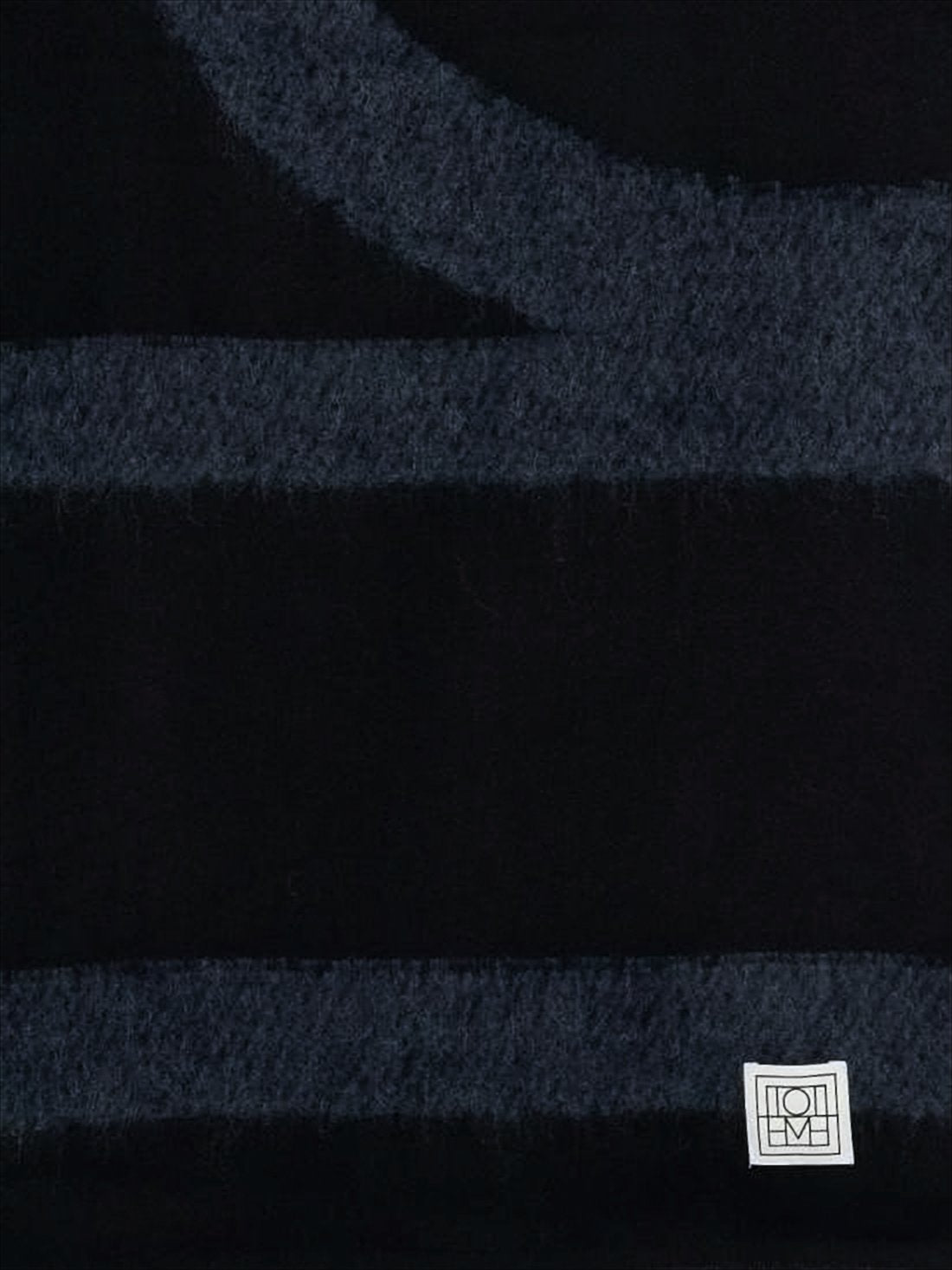 Geometric Patterned Wool-Alpaca Scarf