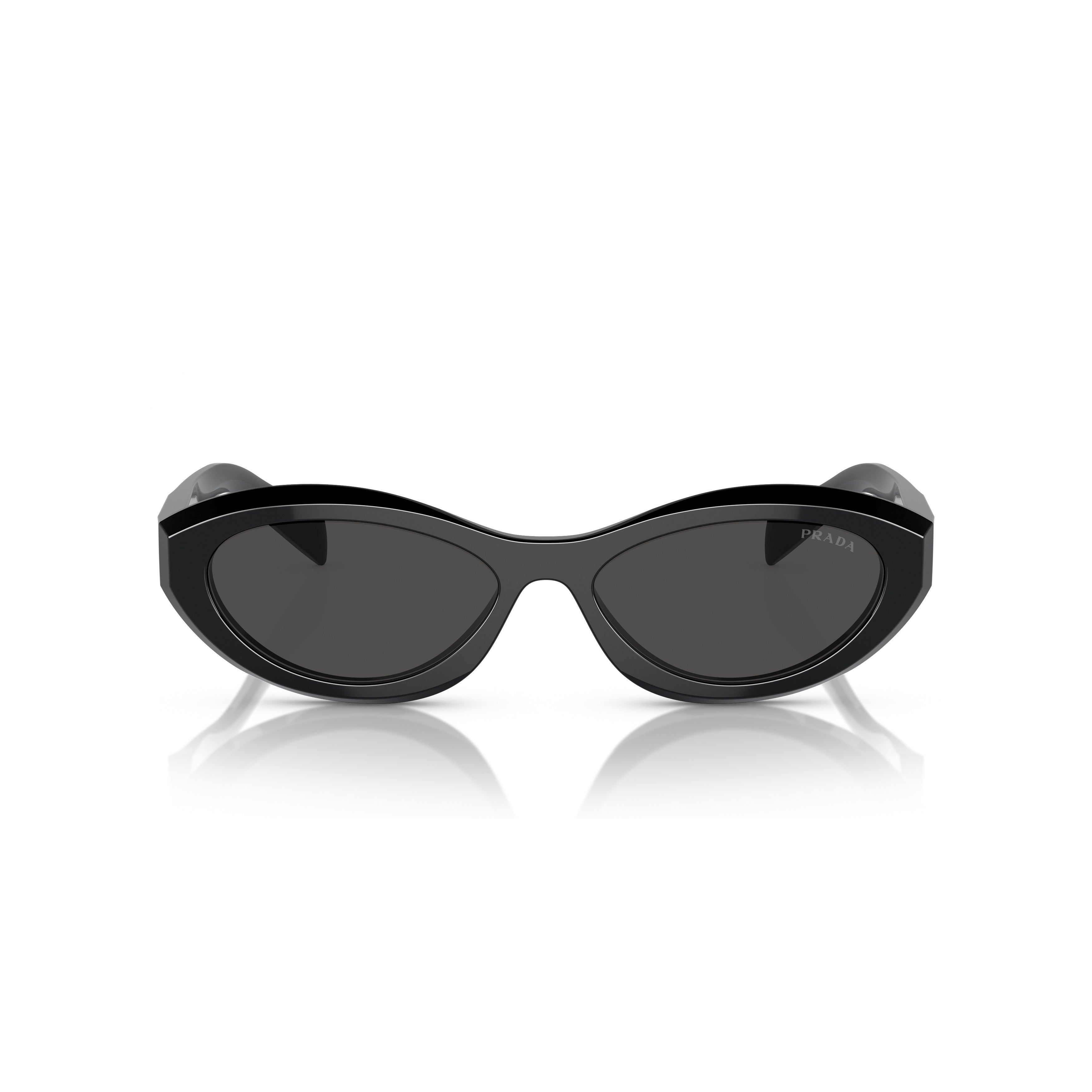 0pr 26zs Cat-Eye Black Acetate Sunglasses