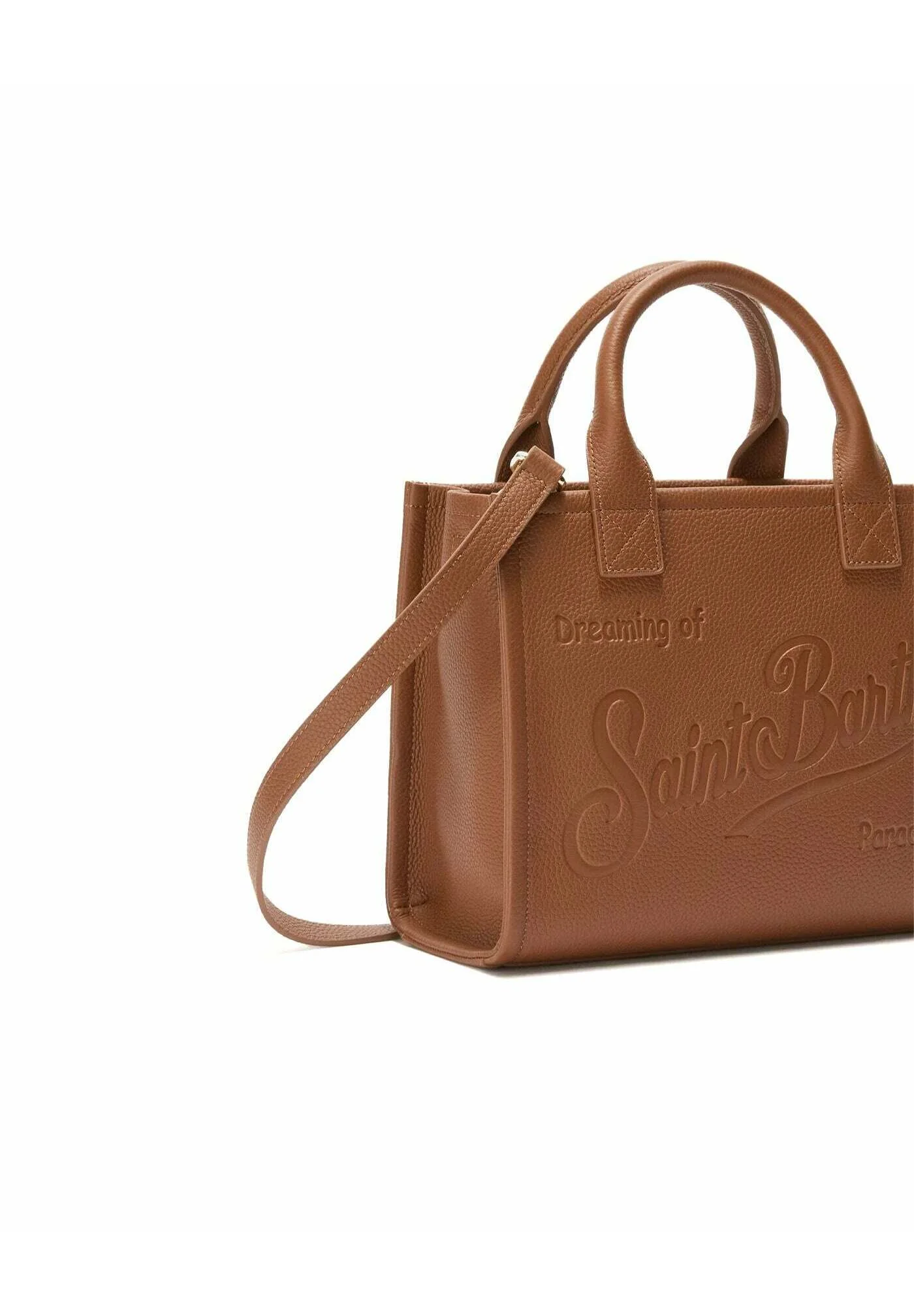 Orange Vanity Bag Midi With Structured Design