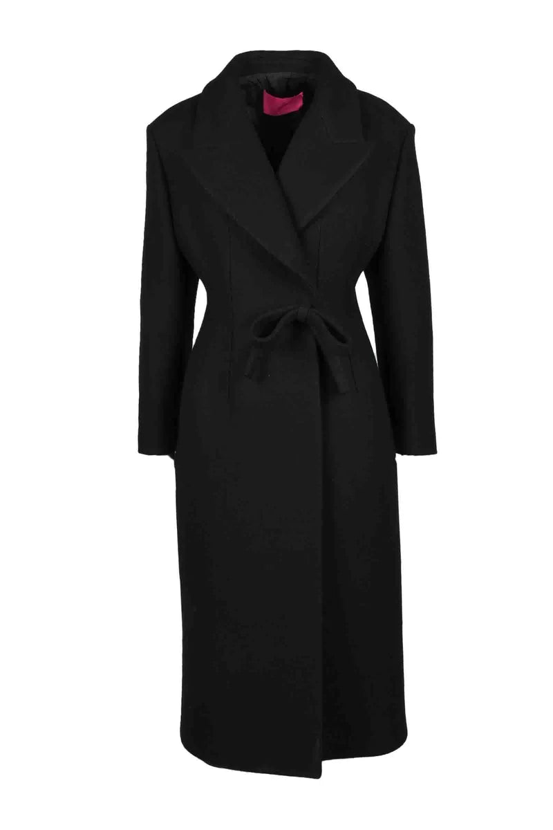 Virgin Wool Coat - Black