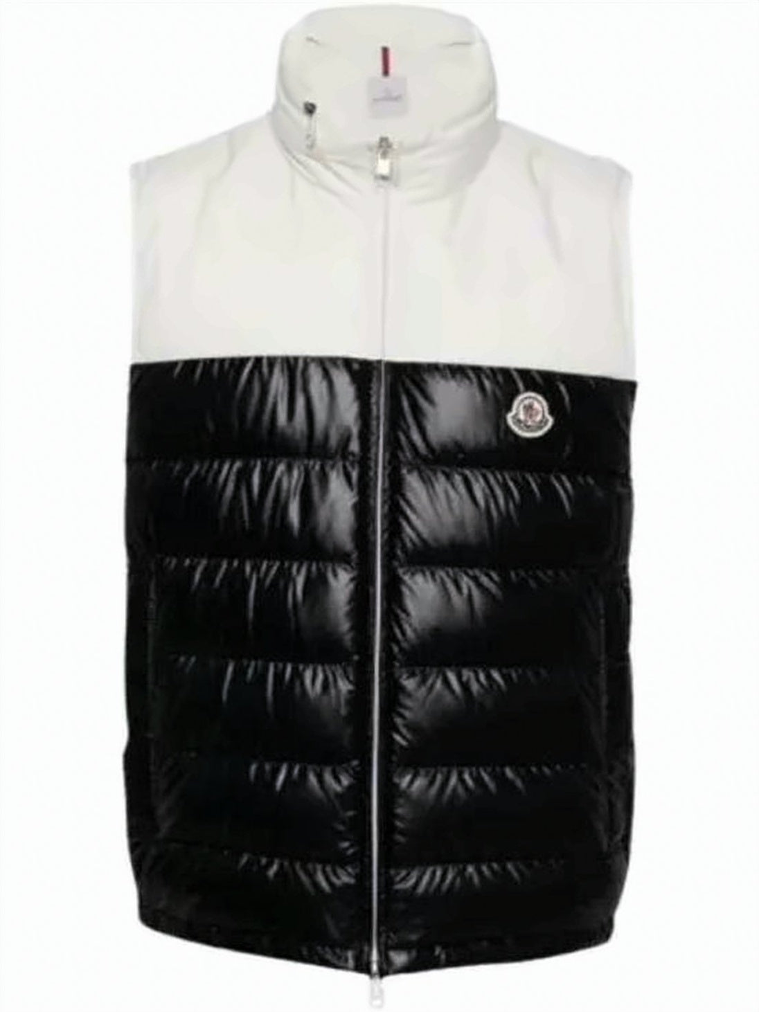 Color-Blocked Quilted Puffer Vest