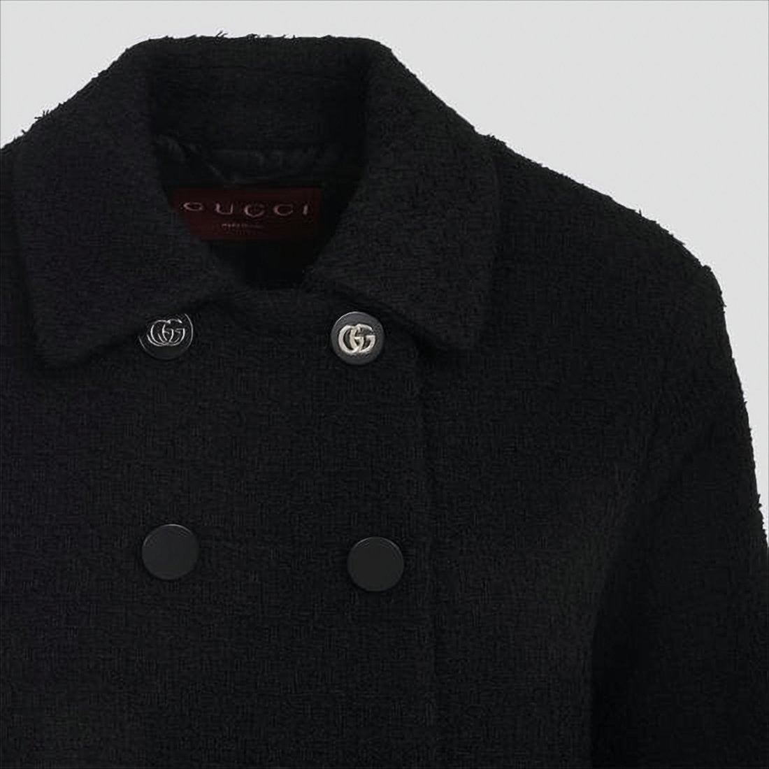 Double-Breasted Textured Wool-Polyamide Jacket