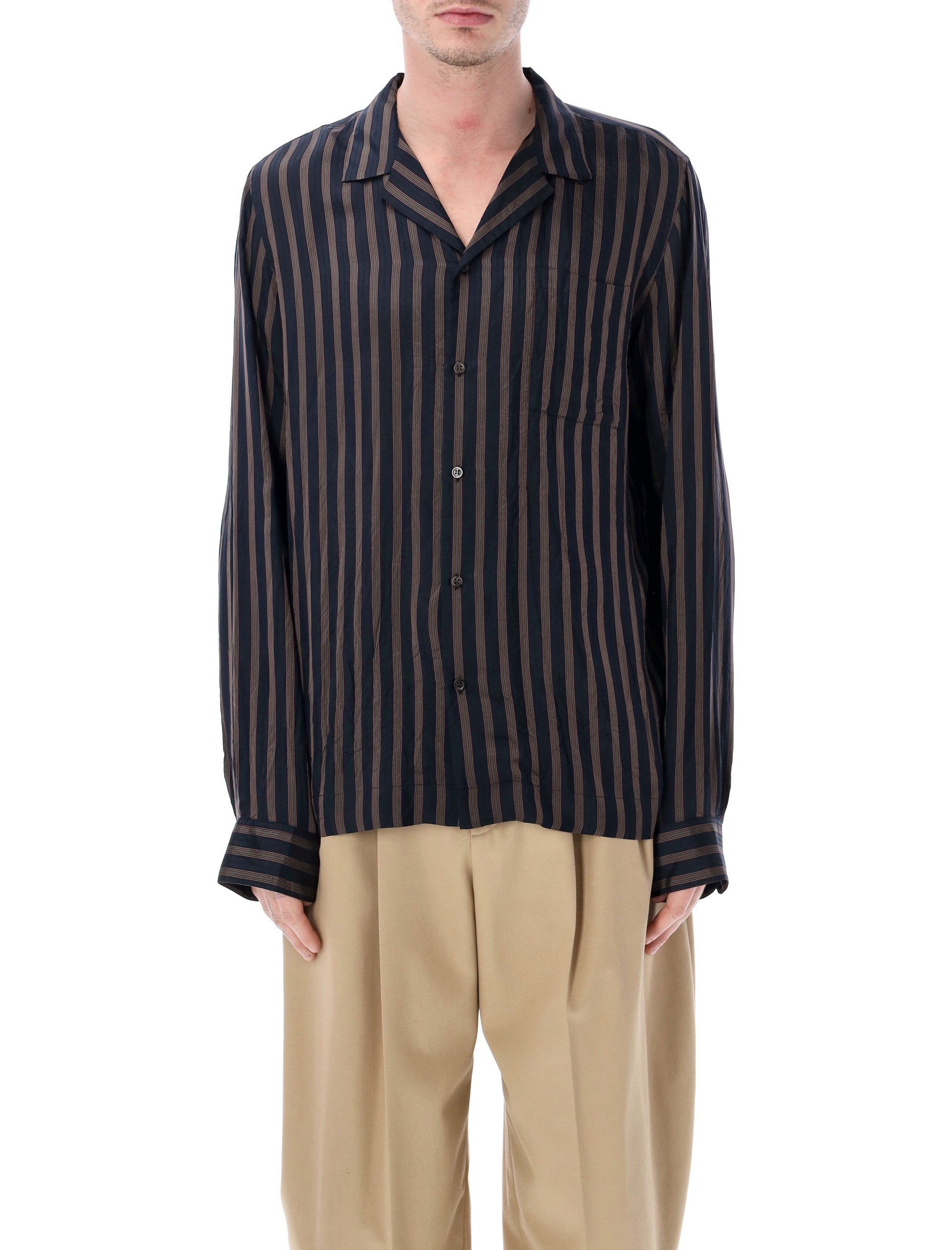 Striped Cupro Shirt