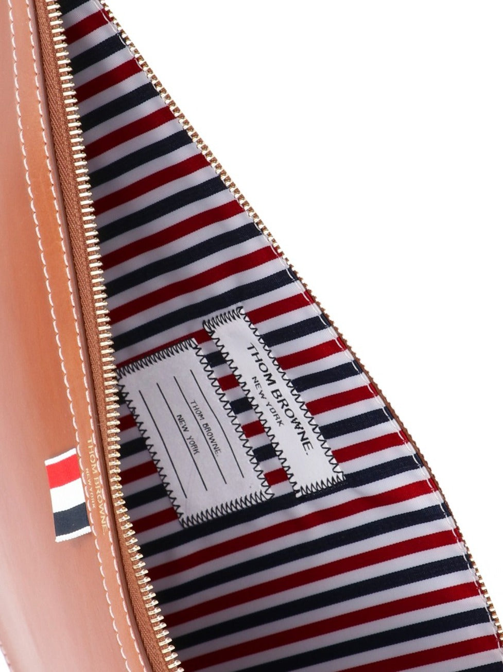 Tricolor Document Holder – Brown