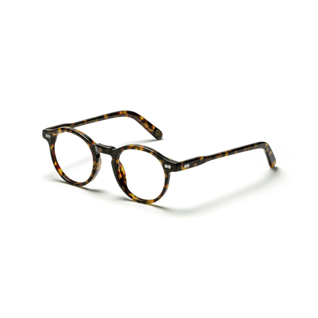 Or-Mil-O Miltzen Round Tortoiseshell Acetate Eyeglasses